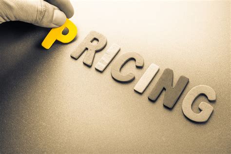 Our pricing .